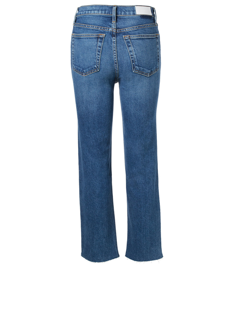 RE/DONE High-Rise Stove Pipe Jeans | Holt Renfrew Canada