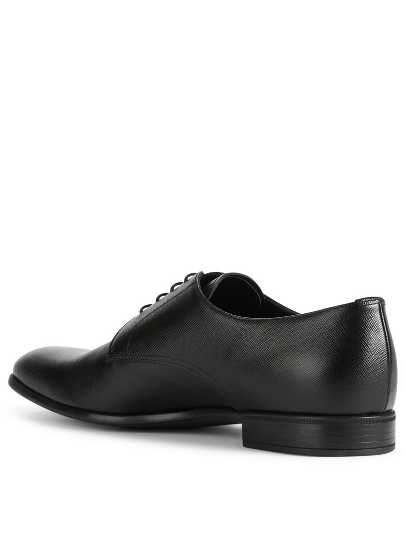 PRADA Saffiano Leather Derby Shoes Holt Renfrew