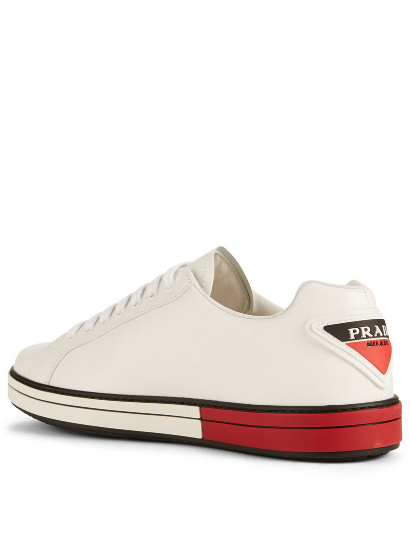 PRADA LINEA ROSSA Leather Logo Sneakers | Holt Renfrew Canada
