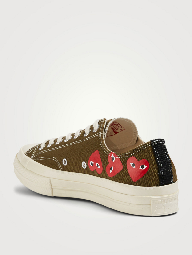 comme des garcons converse kaki