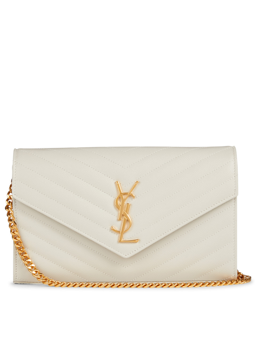 ysl monogram chain wallet bag