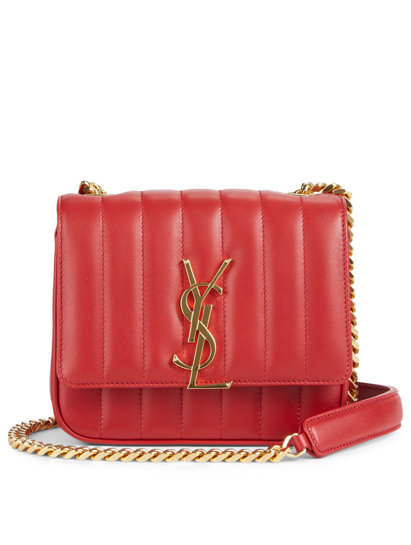 SAINT LAURENT Small Vicky YSL Monogram Leather Chain Bag | Holt Renfrew ...