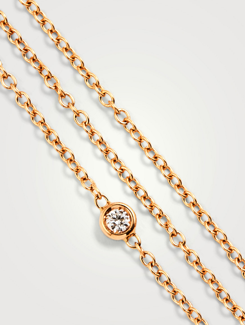 QEELIN 18K Rose Gold Bracelet With Diamonds Holt Renfrew Canada