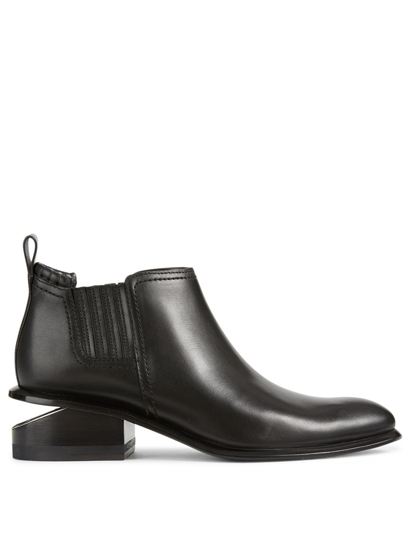 ALEXANDER WANG Kori Leather Ankle Boots 