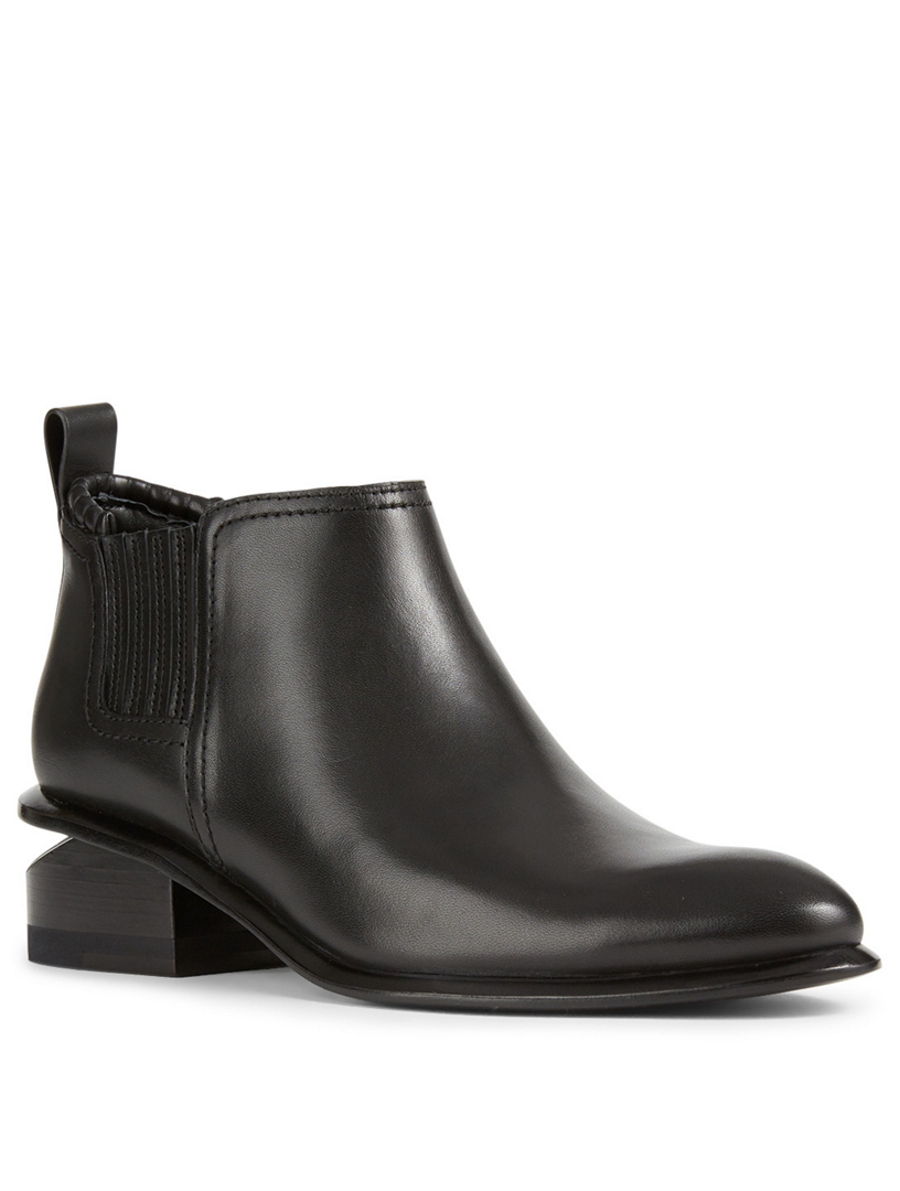 alexander wang kori leather ankle boots