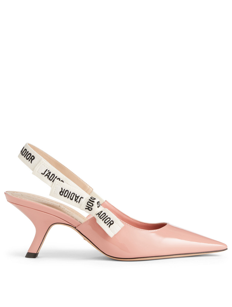 dior slingback pink