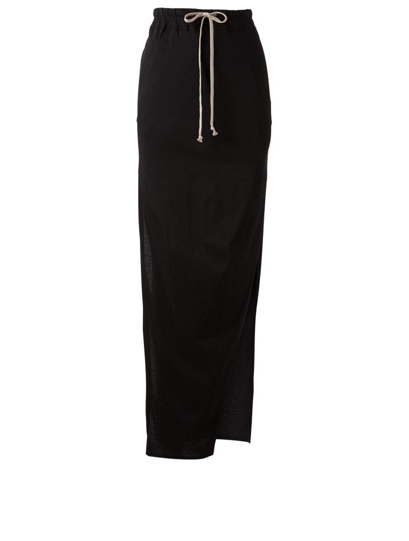 RICK OWENS Long Drawstring Skirt | Holt 