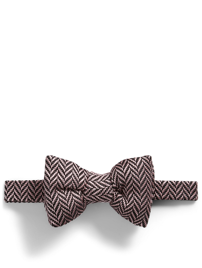 TOM FORD Silk Bow Tie In Herringbone | Holt Renfrew Canada