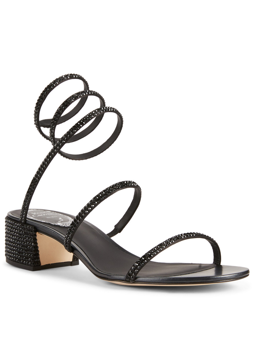 rene caovilla cleo black