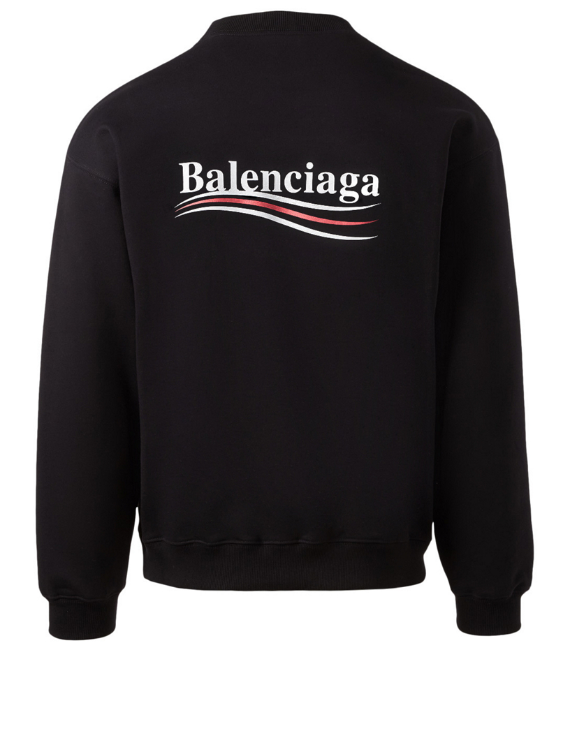 balenciaga campaign logo hoodie