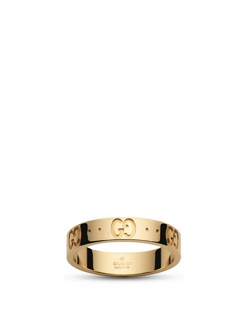 GUCCI Icon 18K Gold Ring | Holt Renfrew 