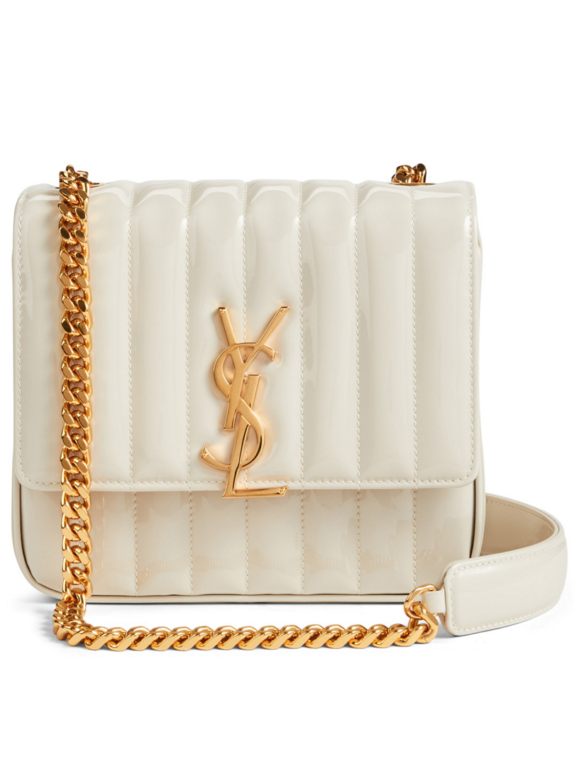 ysl vicky patent bag