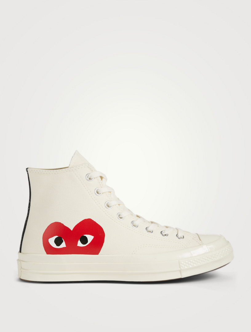 COMME DES GARÇONS PLAY CONVERSE X CDG PLAY Chuck Taylor '70 High-Top  Sneakers | Holt Renfrew Canada