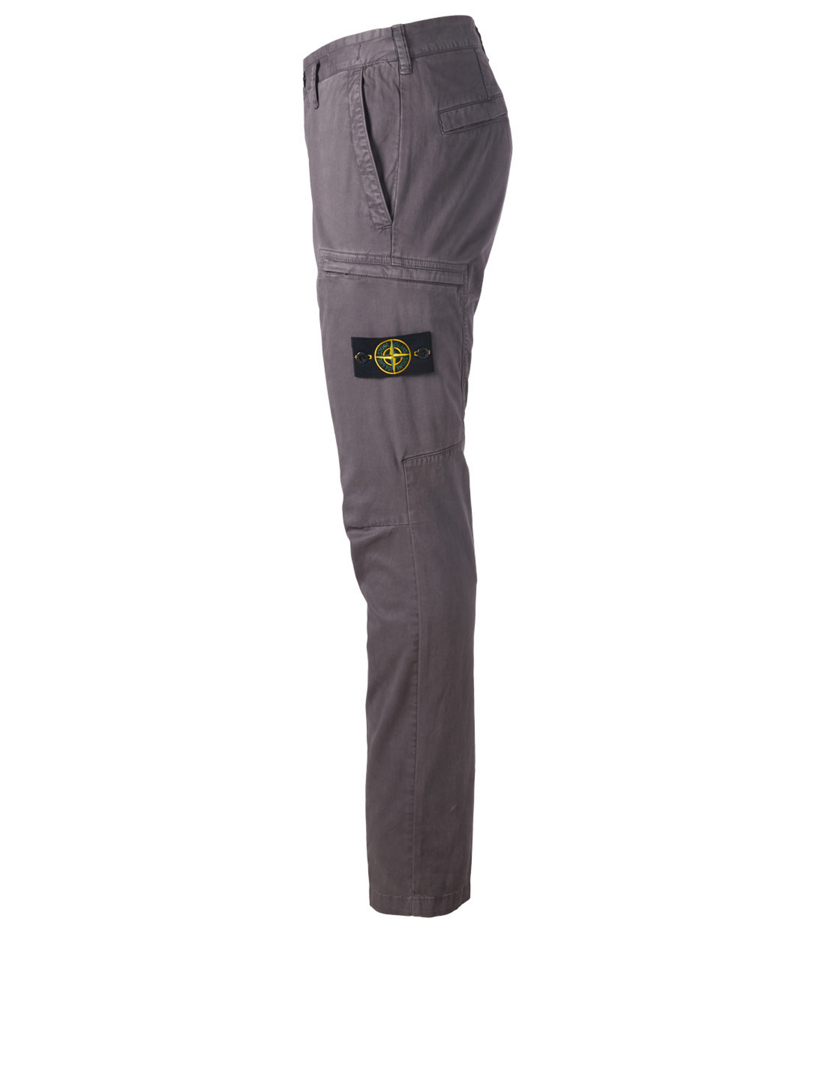 stone island cargo pants grey