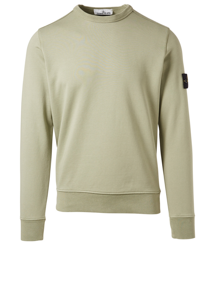 stone island green crewneck