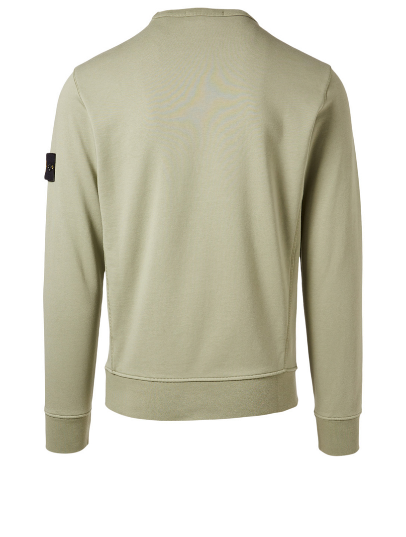 stone island green crewneck