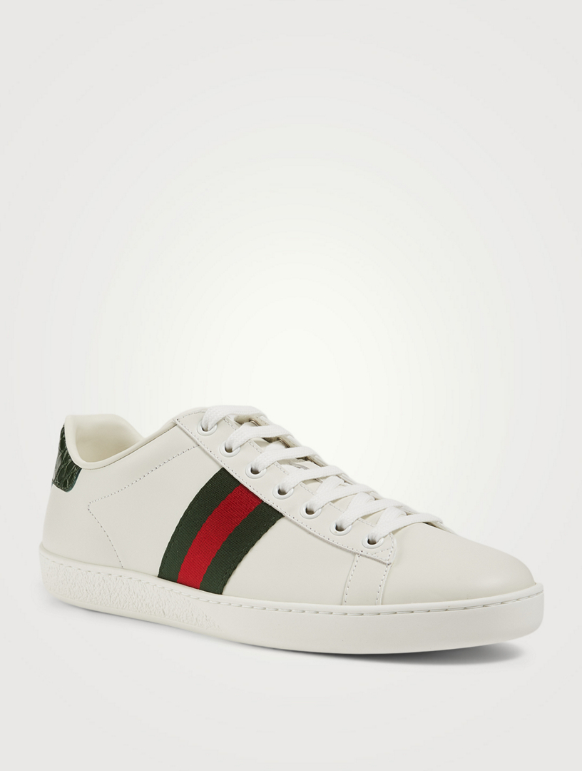 gucci ace crocodile