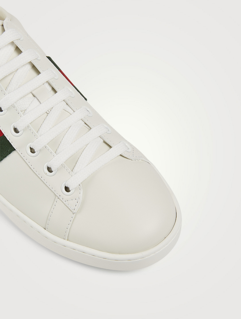 GUCCI Ace Leather Sneakers | Holt 