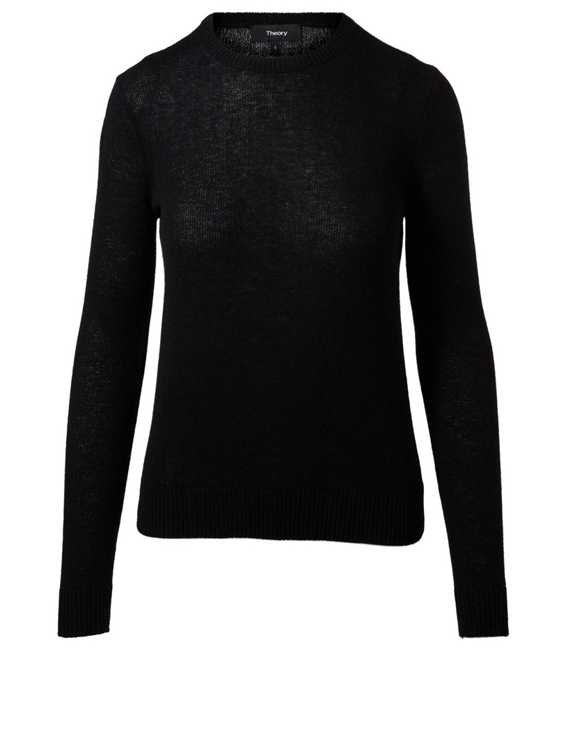funnel neck cotton sweater