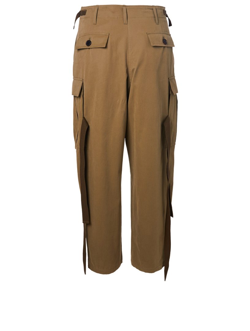 cargo pants with straps womens