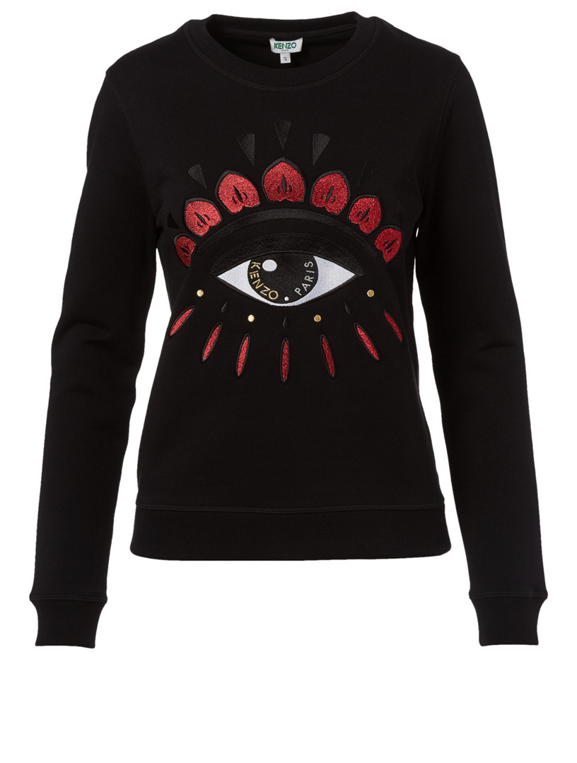 kenzo eye sweatshirt women's