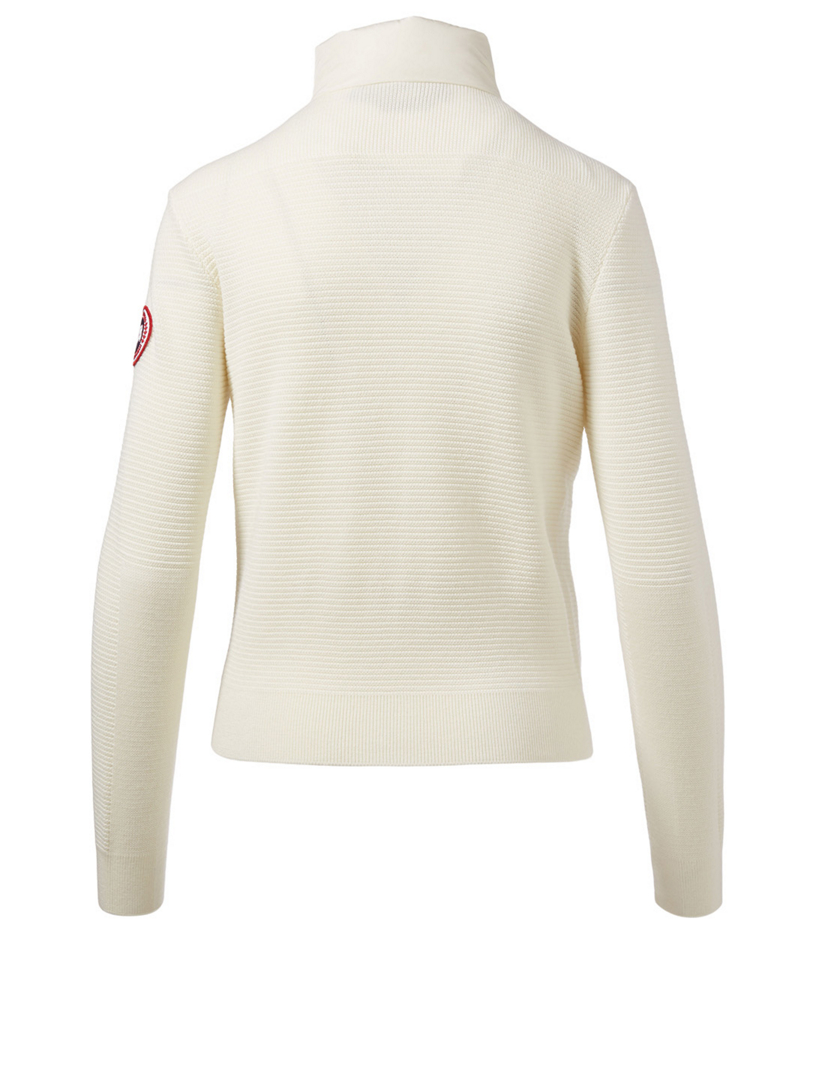 canada goose hybridge knit jacket women's