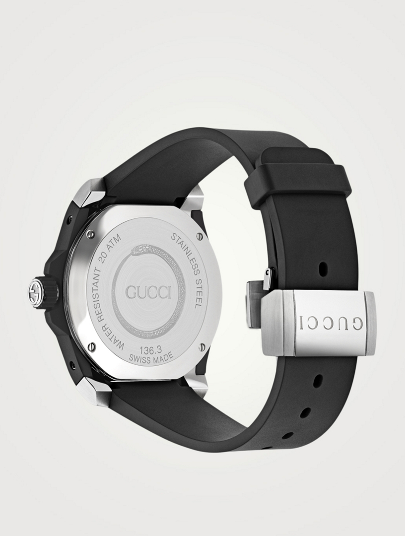 gucci dive watch white face