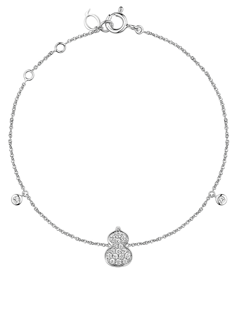 QEELIN Petite Wulu 18K White Gold Bracelet With Diamonds | Holt Renfrew ...