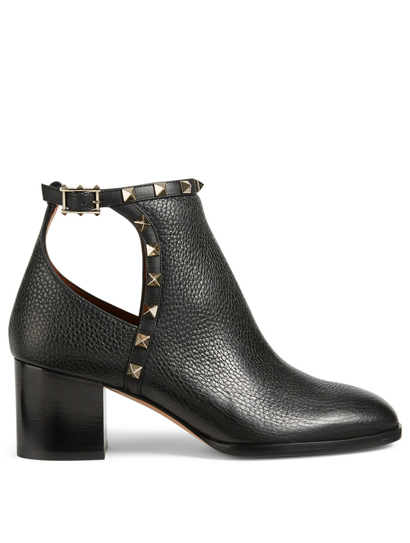 valentino black ankle boots