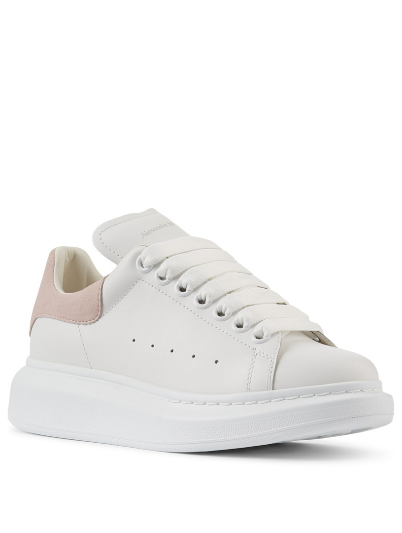 alexander mcqueen sneakers white pink