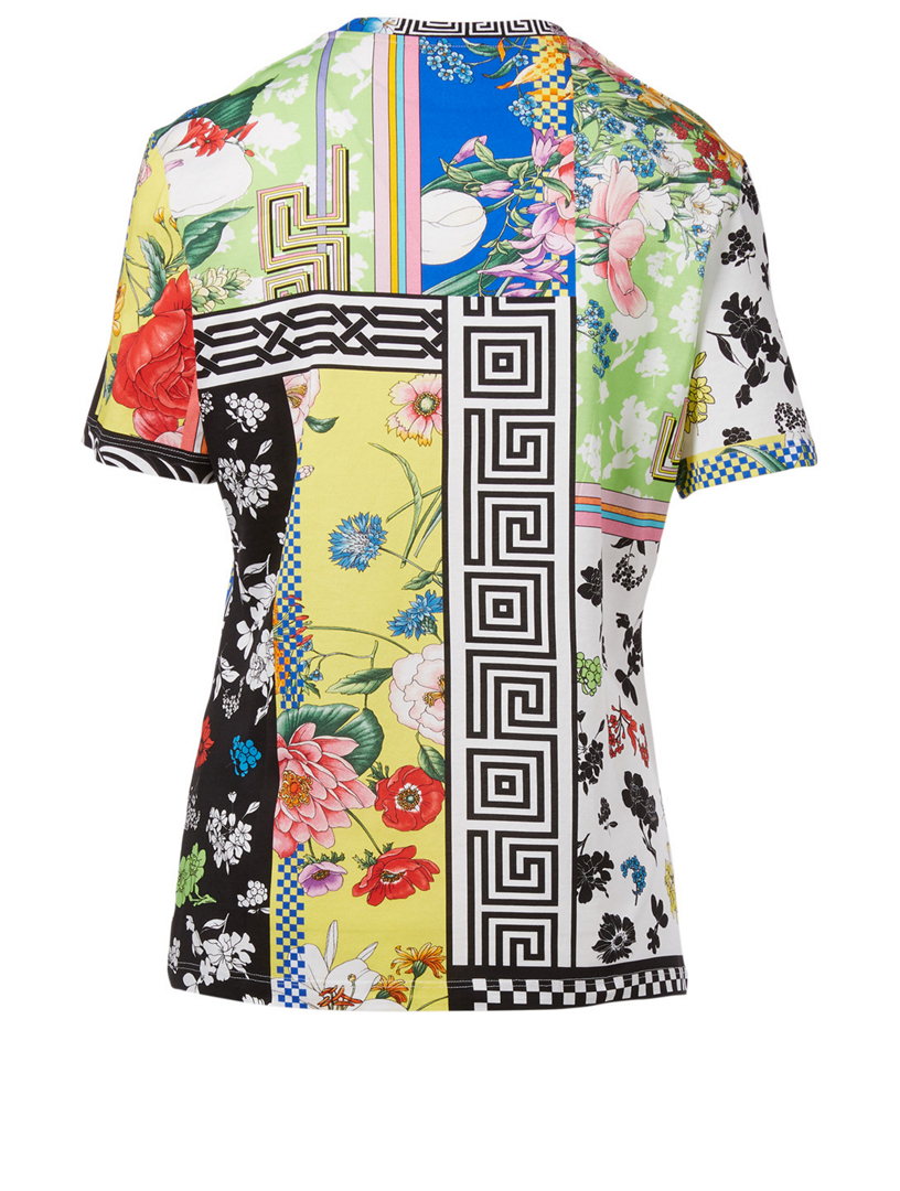 VERSACE TShirt In Bloom Print Holt Renfrew Canada