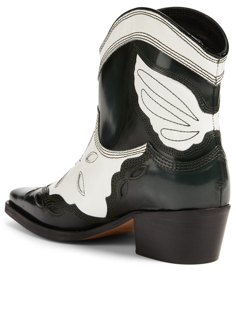ganni cowboy boots sale