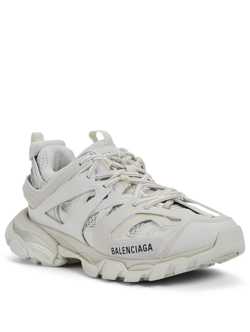 Balenciaga Track Sneakers White Orange Grailed