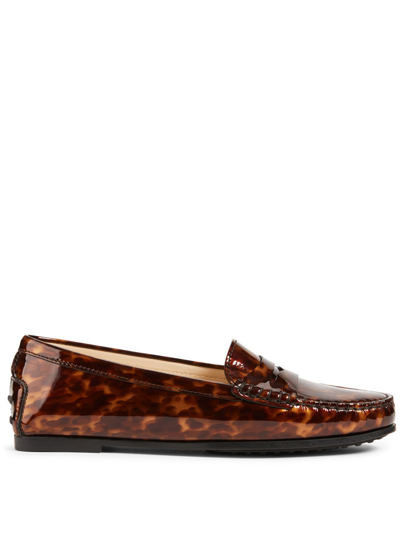 patent leather driving moccasins