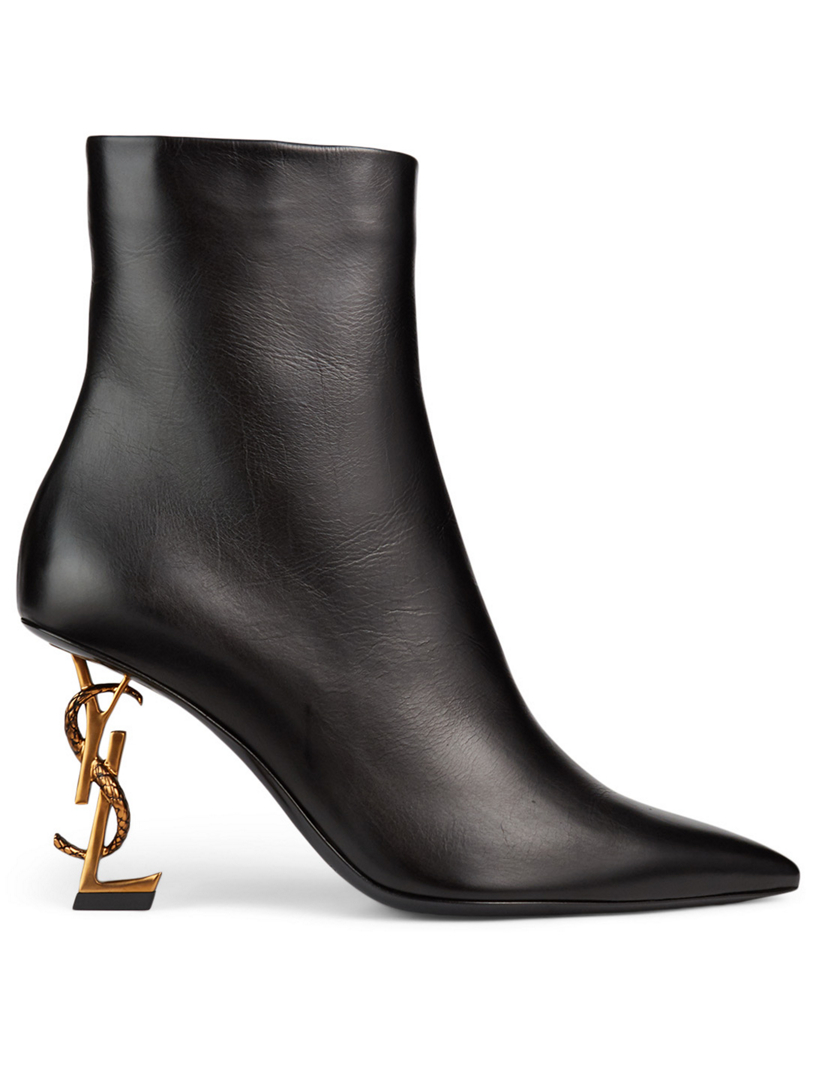 ysl leather boots