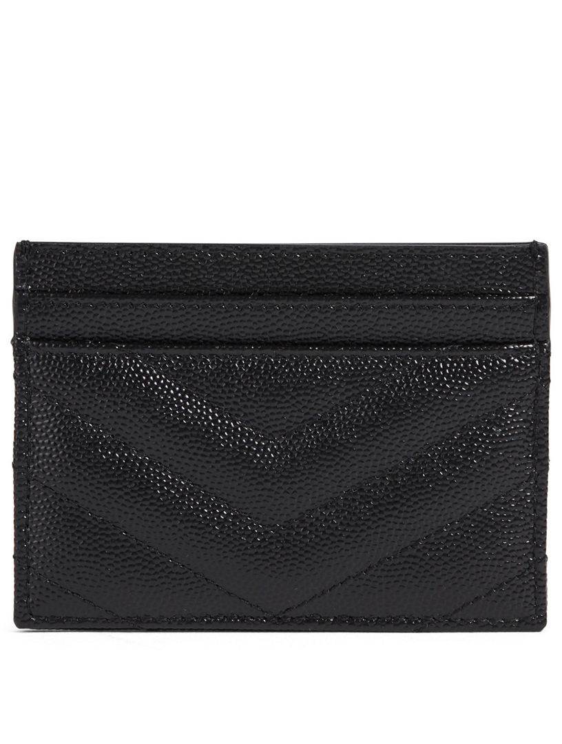 SAINT LAURENT YSL Monogram Leather Card Holder | Holt Renfrew Canada