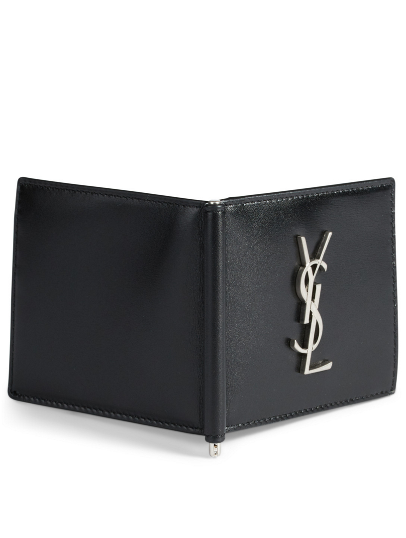 SAINT LAURENT Monogram Leather Wallet With Money Clip Holt Renfrew Canada