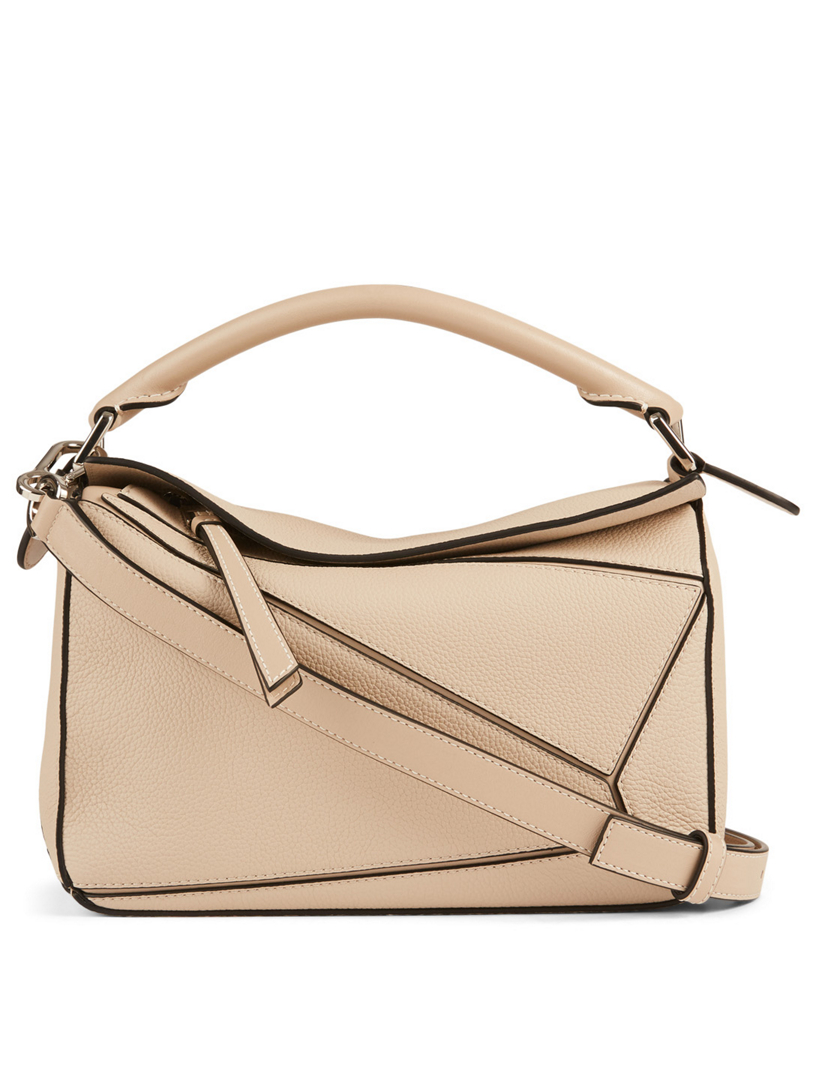 loewe small puzzle leather bag