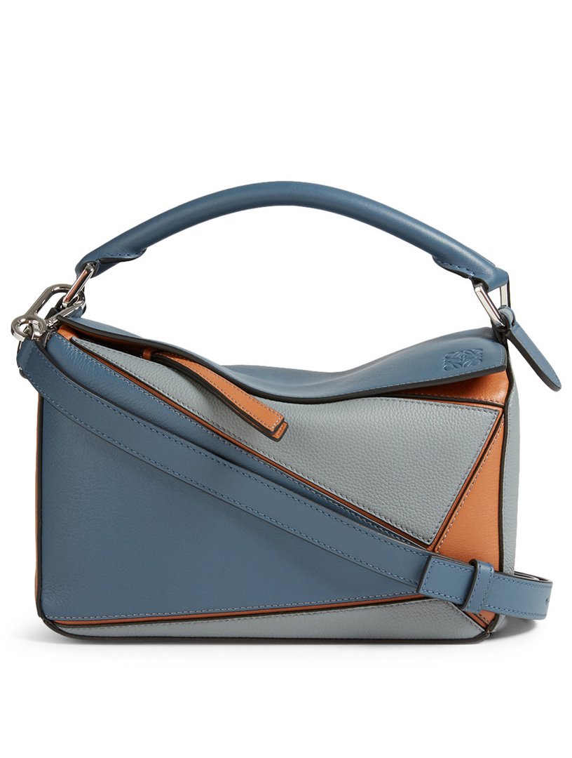 loewe small puzzle leather bag