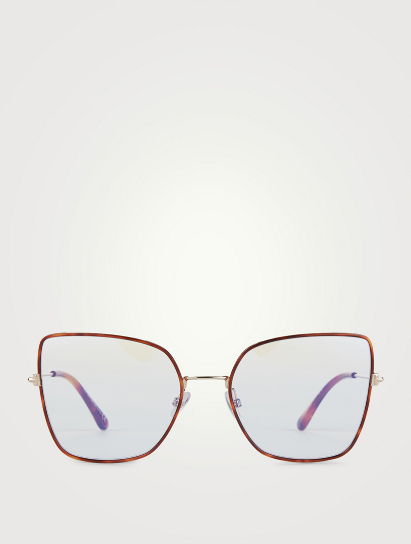 TOM FORD Butterfly Optical Glasses With Blue Block Lenses | Holt Renfrew  Canada