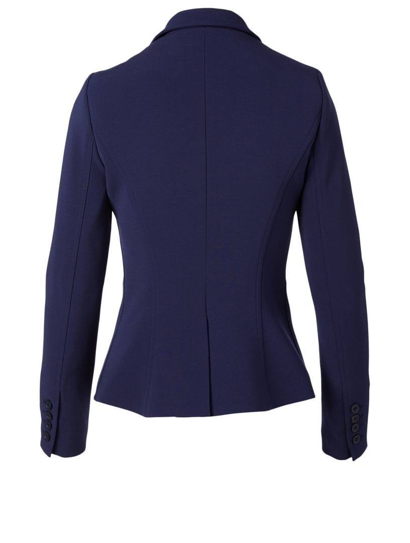 SMYTHE Asymmetrical Wrap Blazer | Holt Renfrew Canada