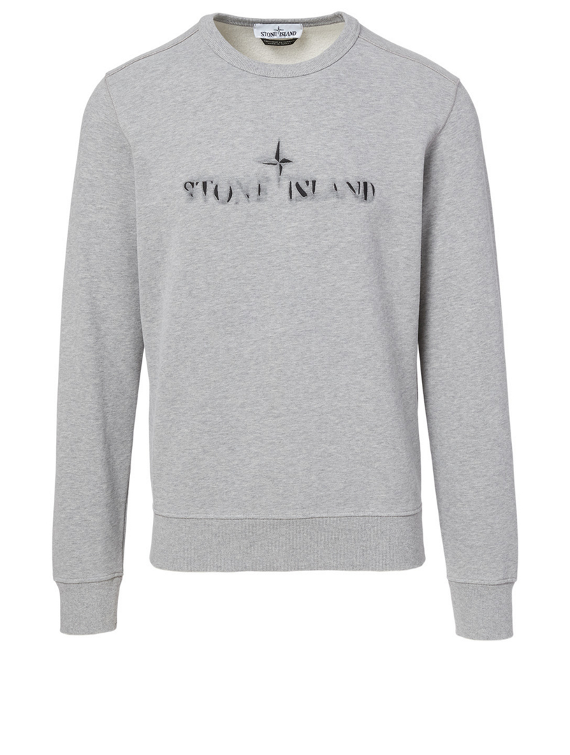 faded grey sweatshirt