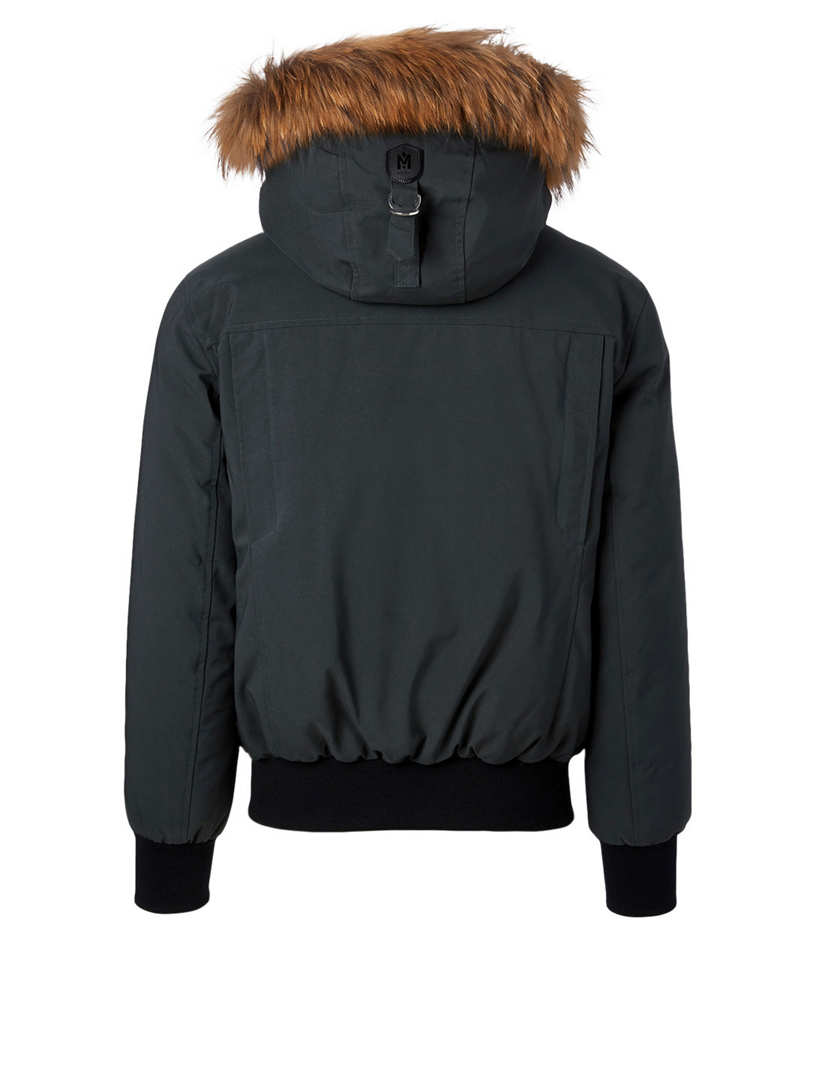 MACKAGE Dixon Down Bomber Jacket With Fur Hood Holt Renfrew Canada