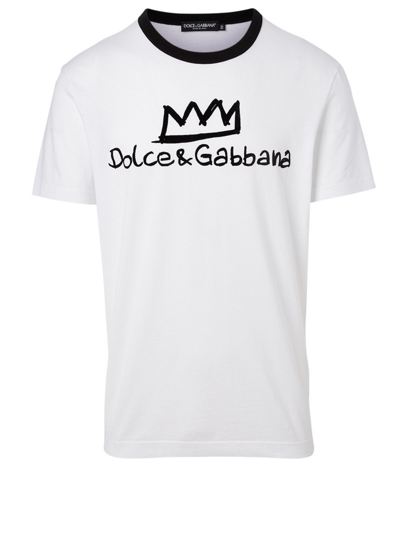 dolce and gabbana white t shirt