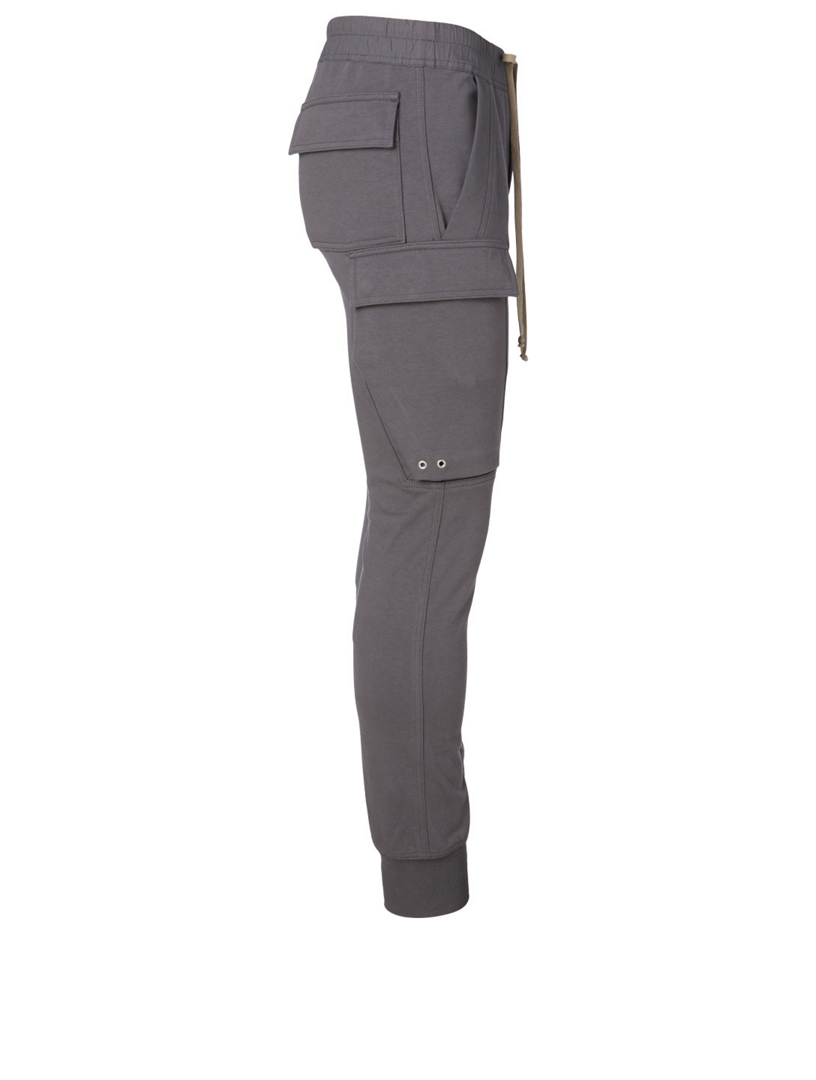 rick owens grey cargo pants