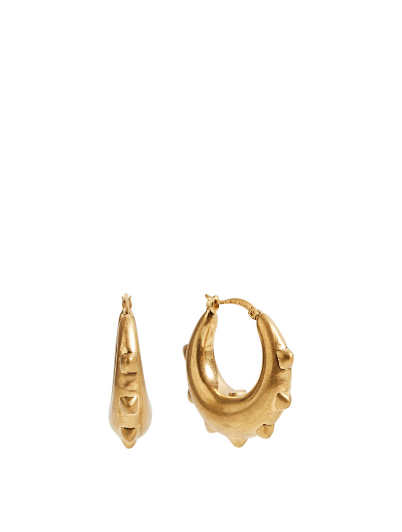 Valentino Small Marrakesh Studded Hoop Earrings 