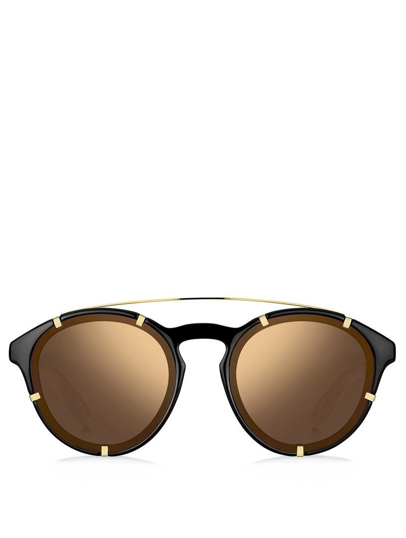 givenchy round aviator sunglasses