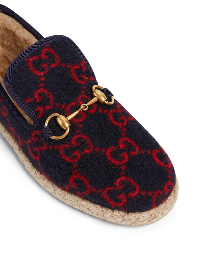 gucci wool loafers