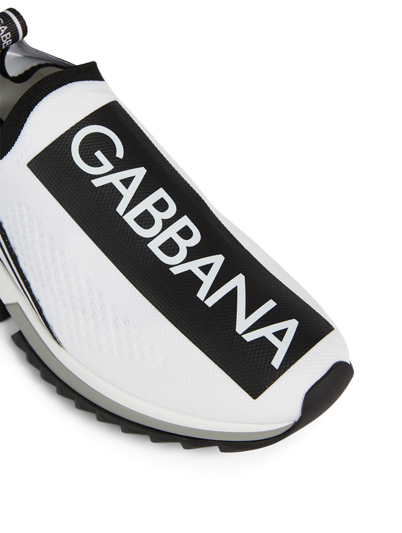 stretch jersey sorrento sneakers with logo