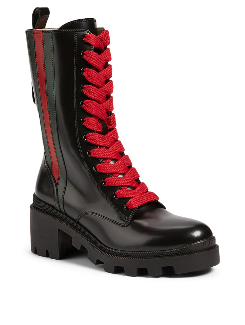 trip lug sole combat boot gucci